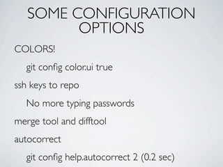 Use git the proper way | KEY