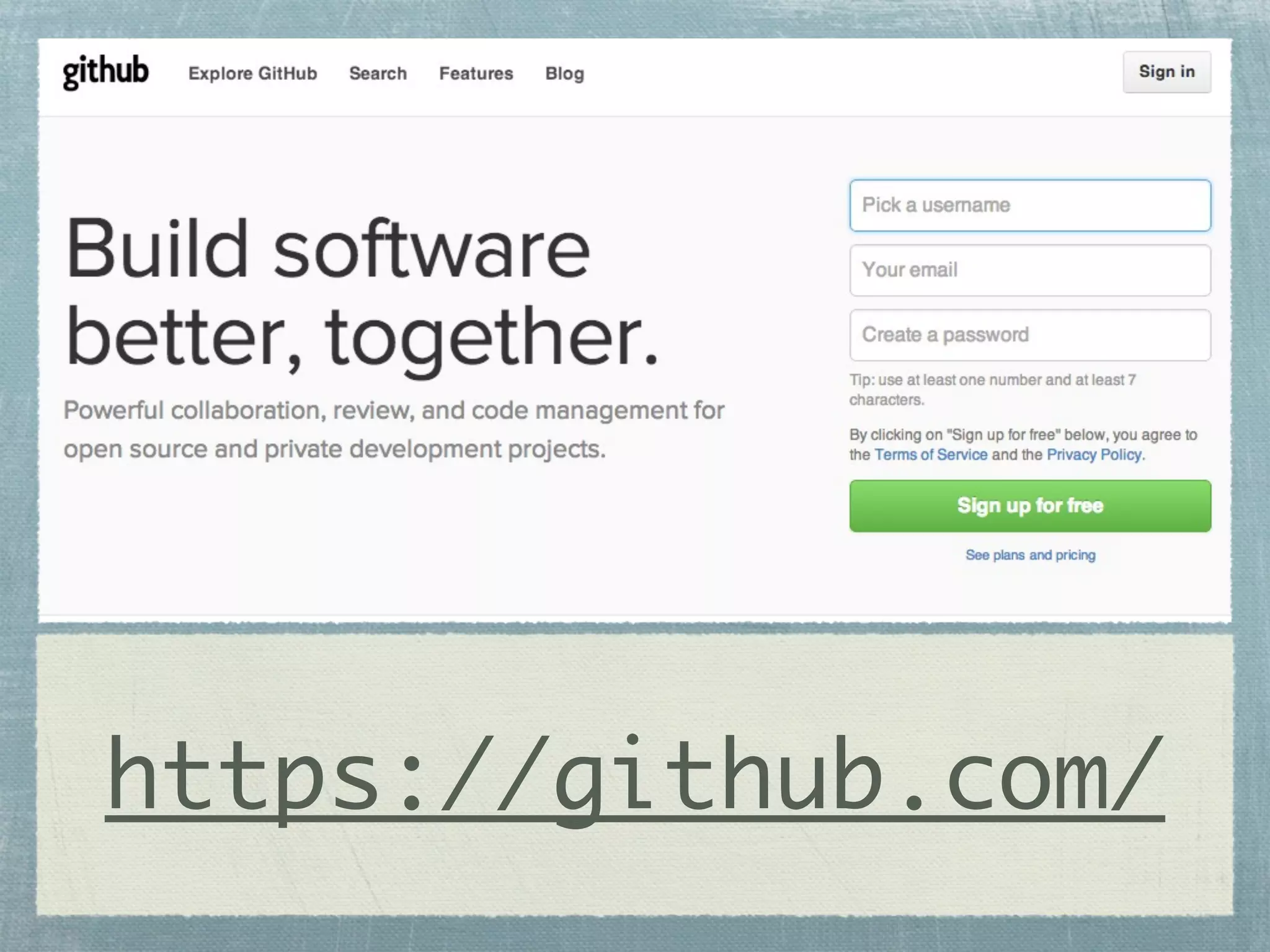 https://github.com/
 