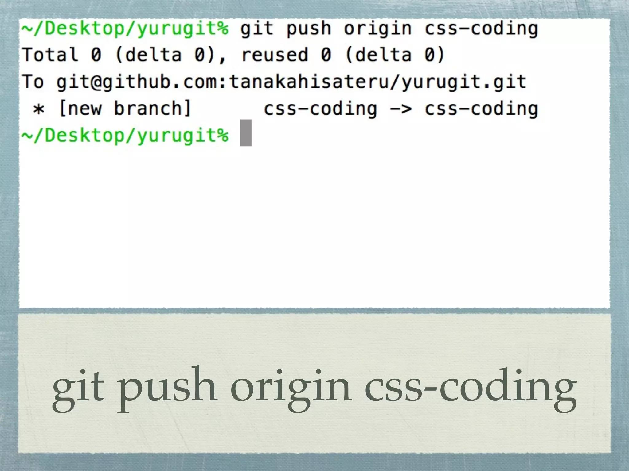 git push origin css-coding
 