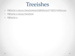 Treeishes
• 980e3ccdaac54a0d4de358f3fe5d718027d96aae
• 980e3ccdaac54a0d4
• 980e3cc
 