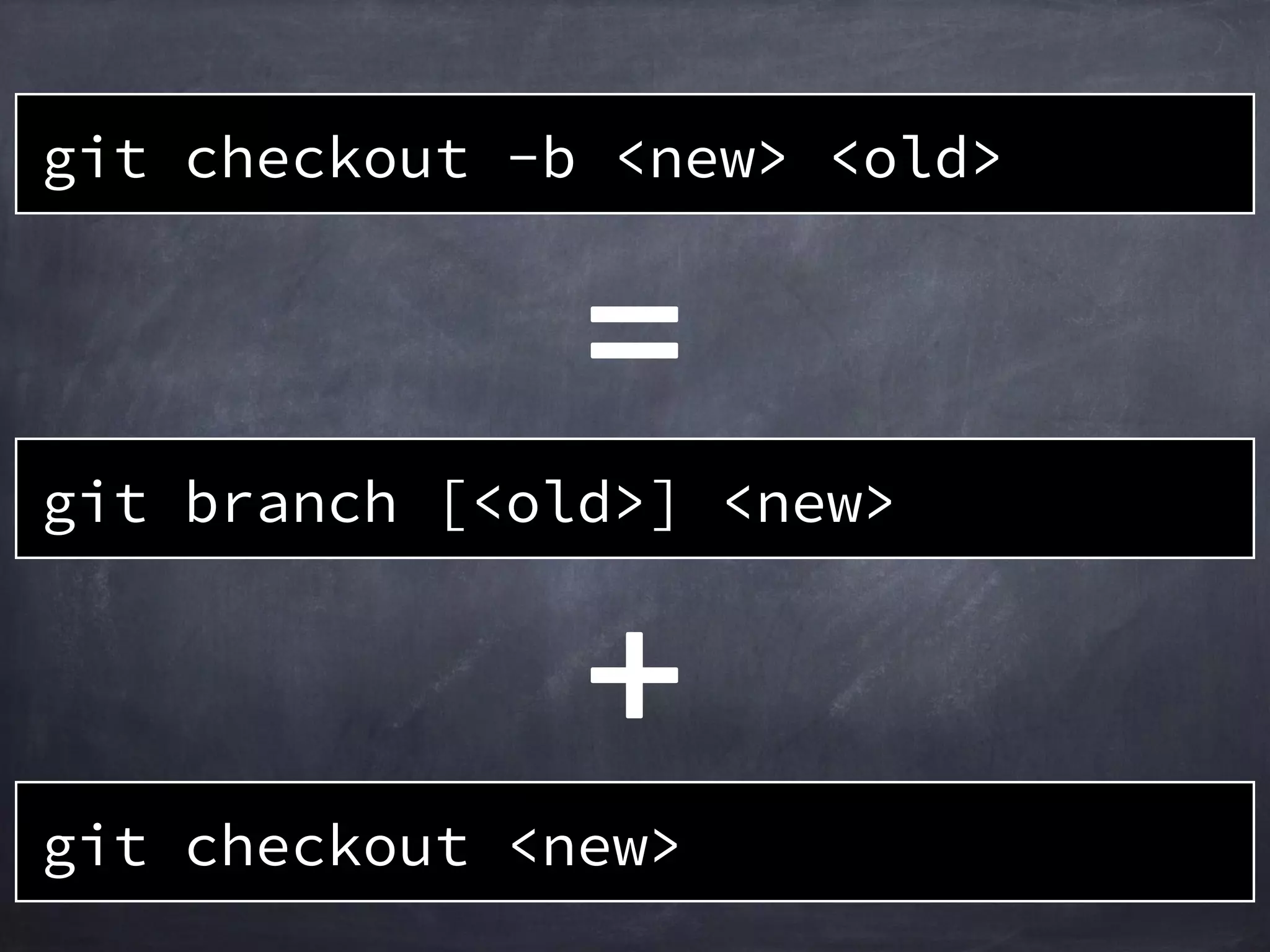 git checkout -b
<new_branch> [<start_point>]
Gitのブランチを
作成して
切り替える
 