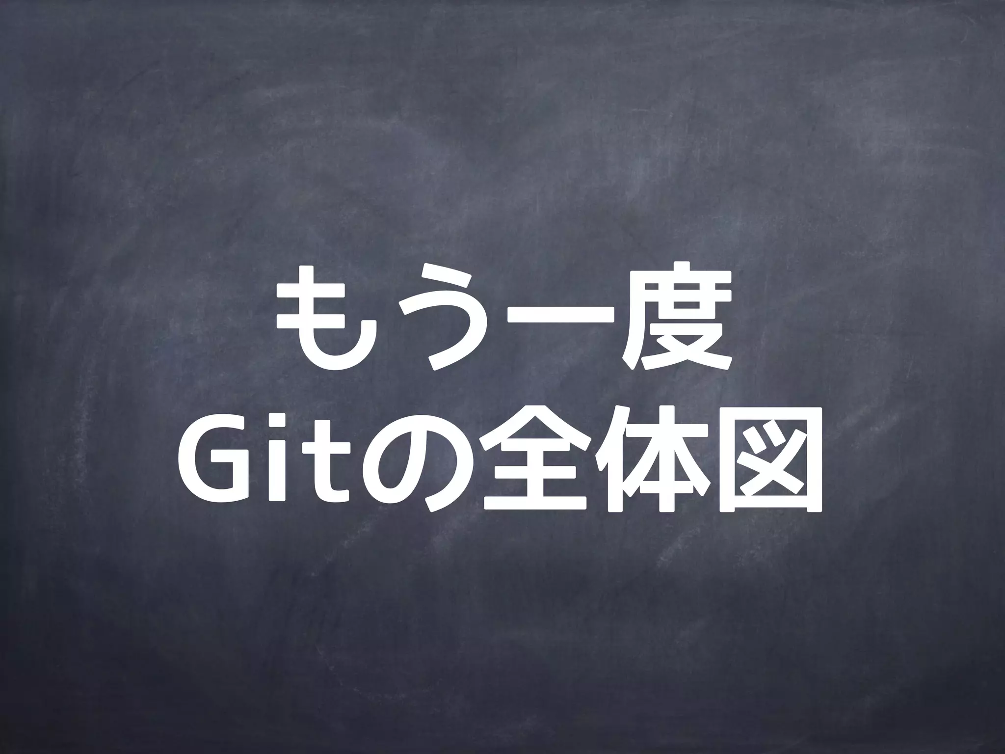 この3つを
理解出来れば
Gitは怖くない!!
http://www.flickr.com/photos/myke/2998073342/
 