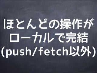 コミット内容を
後から修正可能
 