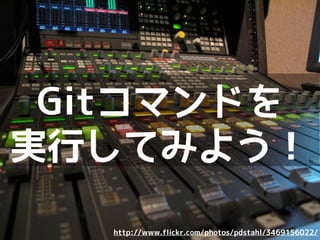 Gitコマンド ＝
データ領域間の
ファイルの操作
 