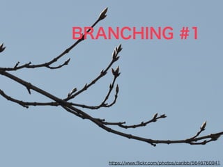 https://www.ﬂickr.com/photos/caribb/5646760941
BRANCHING #1
 