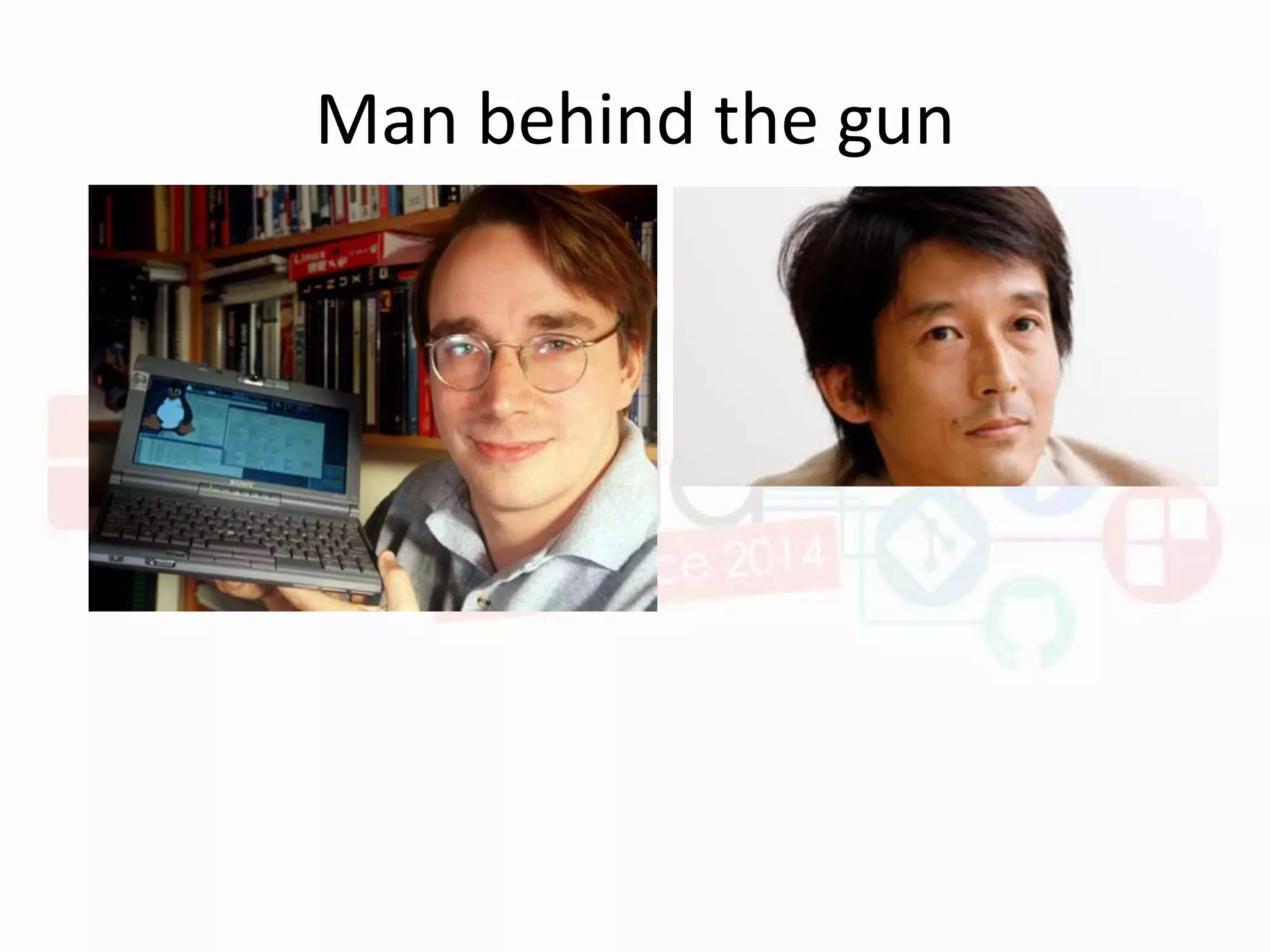 Man behind the gun