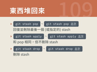 匌銯㛜㔐⢵  
‣ 〳⟃㶸♧㛜խխ 
git stash pop git stash pop 名字 
㔐䗂⚛ⵅꤑ剓䖕♧⦐	䧴䭸㹁涸
TUBTI 
‣ խ〳⟃㶸♧㛜խխ 
git stash apply git stash apply 名字 
ㄤQPQ湱ず⡎♶ⵅꤑTUBTI 
‣ խխխխխխխխgit stash drop  
git stash drop 名字 
ⵅꤑTUBTI 
 