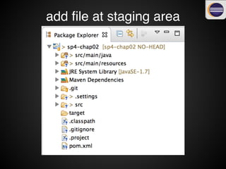 add ﬁle at staging area
 