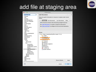 add ﬁle at staging area
 