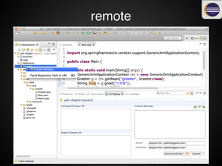 git remote add origin 
https://github.com/jiwon-narusec/sp4-chap02.git
$
git remote
origin
git remote -v$
origin!https://github.com/jiwon-narusec/sp4-chap02.git (fetch)!
origin!https://github.com/jiwon-narusec/sp4-chap02.git (push)
$
 