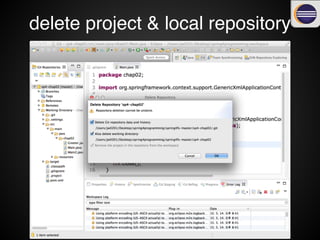 delete project  local repository
 