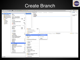 Create Branch
현재 나의 branch
 
