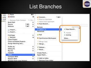 List Branches
 
