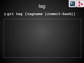 git tag v0.1 886230$
d9124a886230 269f3d df0902
master
testingHEAD
tag
v0.1
 