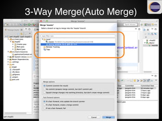 3-Way Merge(Auto Merge)
master branch
 