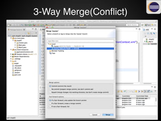 3-Way Merge(Conﬂict)
 