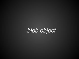 4가지 개체
• Blob - 파일이 저장되는 객체(실제 저장되는 파일)!
• Tree - Blob(또는 Tree)을 포인팅하는 디렉터리 객체!
• Commit - 커밋하면 생성되는 객체!
• Tag - 특정 commit 객체에 대한 alias
Git is a content-addressable ﬁlesystem
.git/objects
 