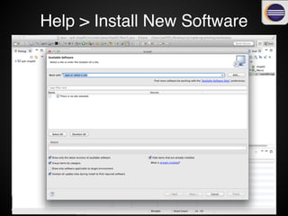 Install EGit Plugin:!
Install New Software
 