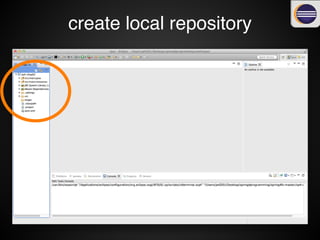 git init
Initialized empty Git repository in !
!
/Users/jw0201/Desktop/spring4programming/
spring4fs-master/sp4-chap02/.git/
$
 