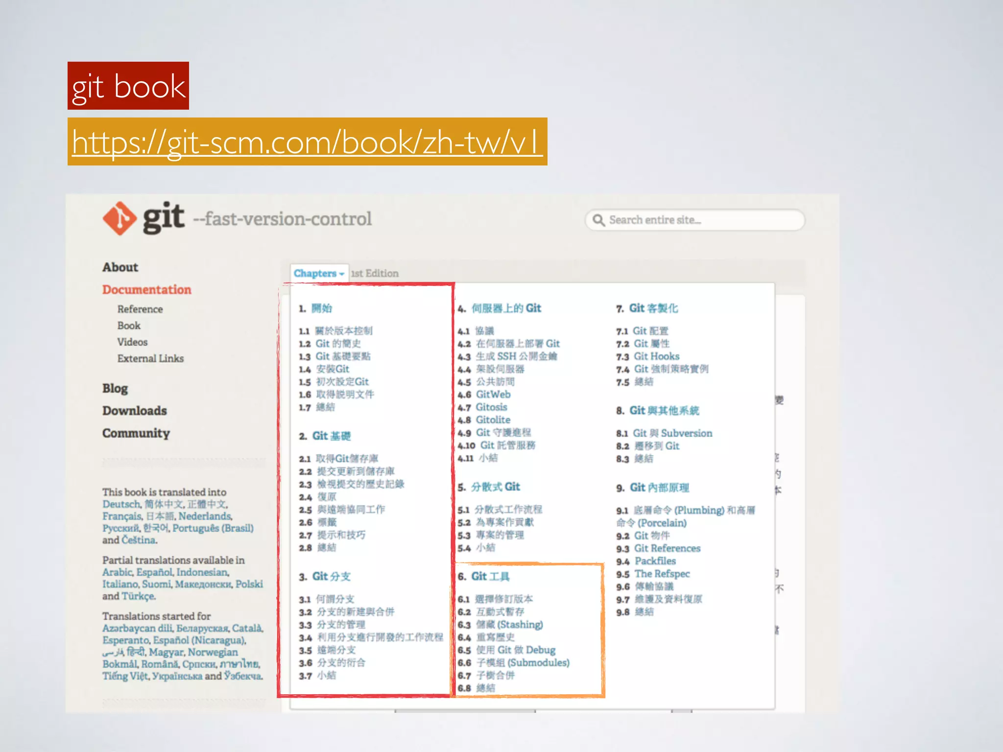 git book
https://git-scm.com/book/zh-tw/v1
 
