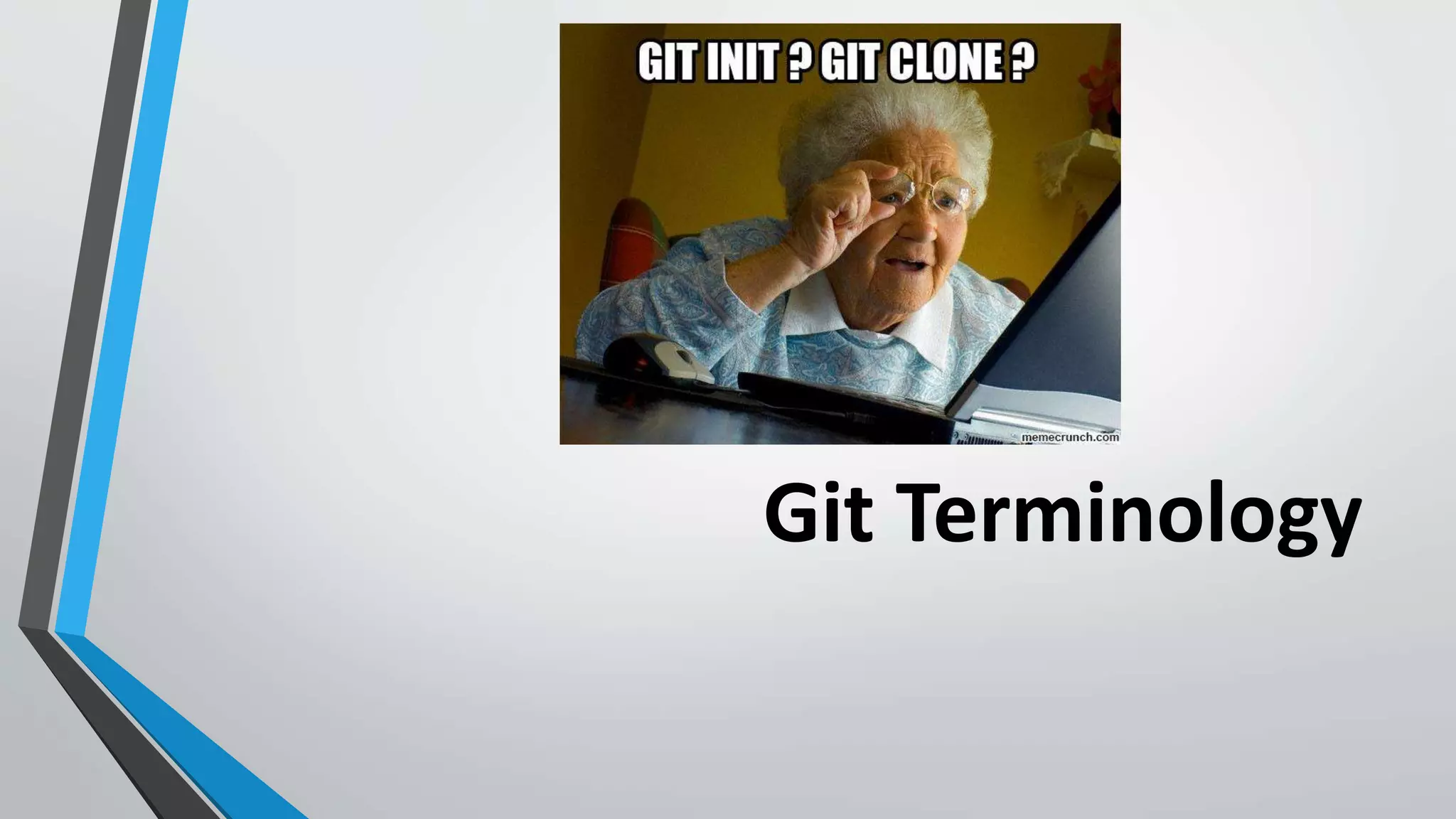 Git Terminology
 