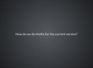 How do we do Hot x for the current version?
 