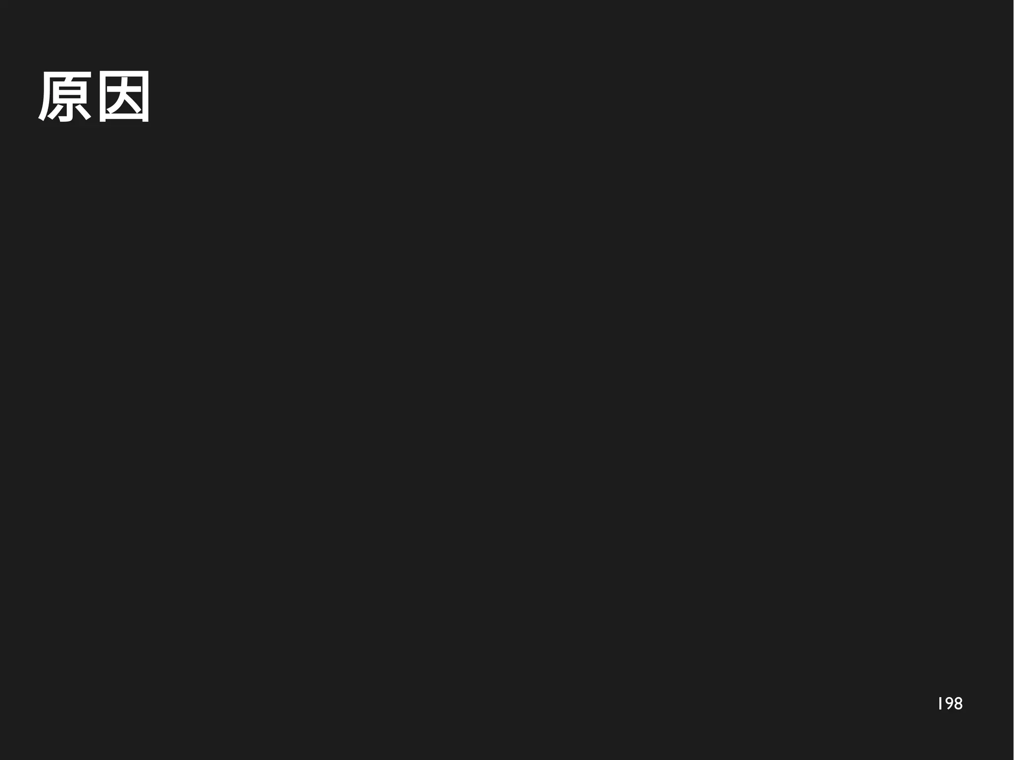 198
原因
 