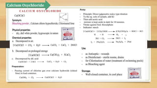 57
Calcium Oxychloride
 