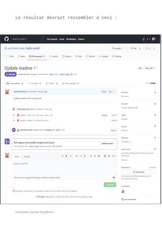 Le résultat devrait ressembler à ceci :
Formateur Jaouad Assabbour
 