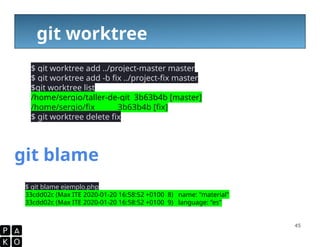 presentacion de git en terminal para programadores | PPTX