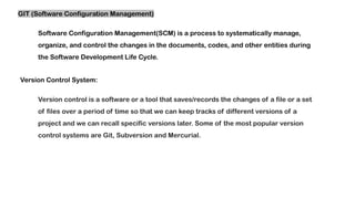 Comprehensive Guide to Git and Maven for Software Development | PPTX