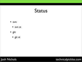 Git As A Subversion Replacement