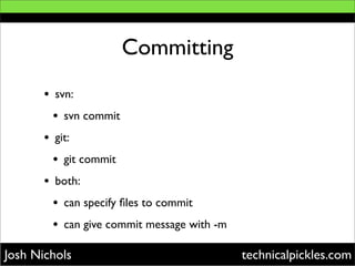 Git As A Subversion Replacement