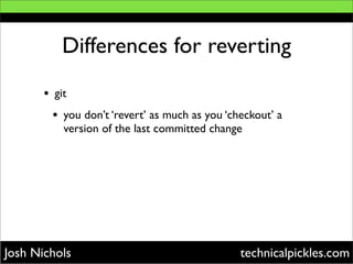 Git As A Subversion Replacement