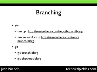Git As A Subversion Replacement