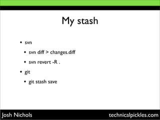 Git As A Subversion Replacement