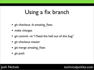 Git As A Subversion Replacement