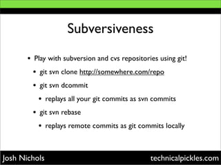 Git As A Subversion Replacement