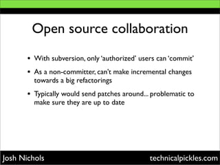 Git As A Subversion Replacement