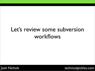Git As A Subversion Replacement