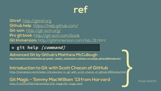  git help [command]
 
