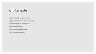 Git a stupid change tracker and persistent map. | PPTX