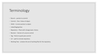 Git a stupid change tracker and persistent map. | PPTX