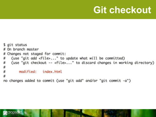 Git checkout

 