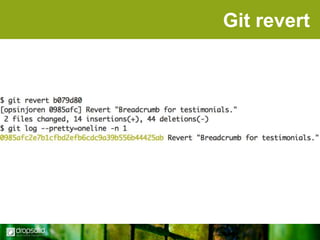 Git revert

 