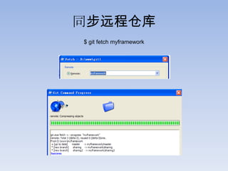 同步远程仓库
$ git fetch myframework
 