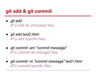Git for beginners | PDF