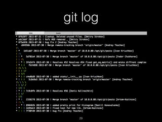 git log
29
 