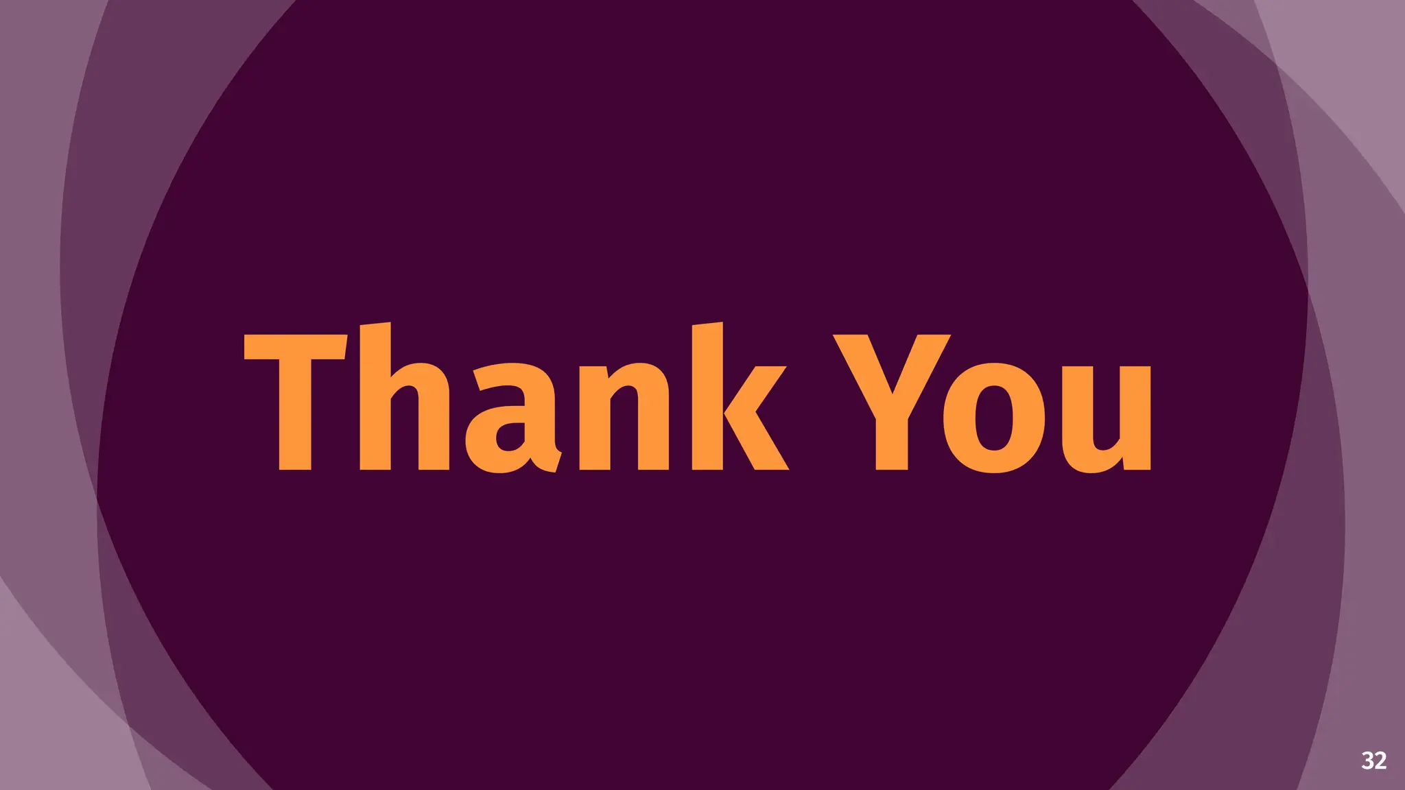 32
Thank You
 