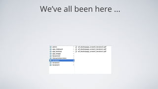 We’ve all been here ...
 